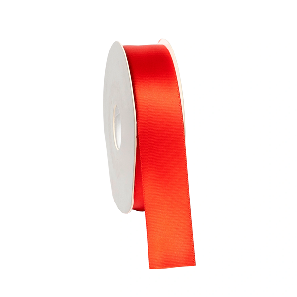 Cinta de raso 2,5 cm x 25 m Rojo