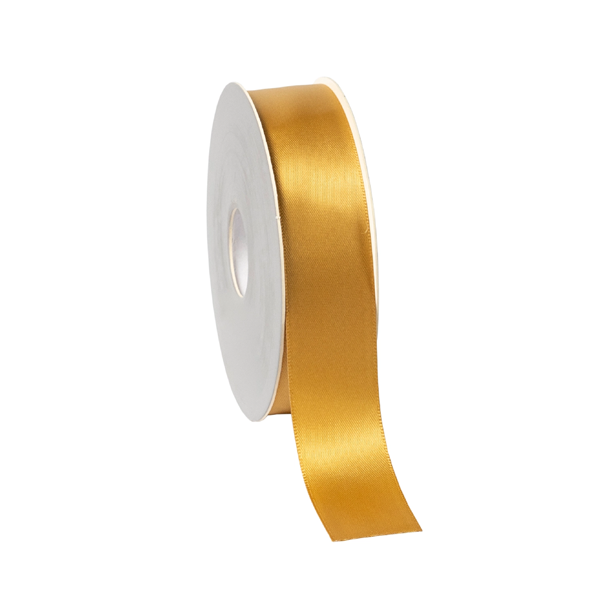 Cinta de raso 2,5 cm x 25 m Oro