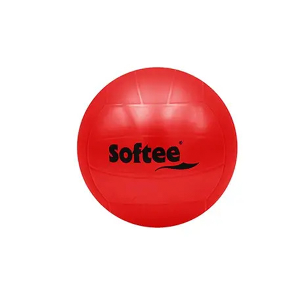 Balón medicinal 2,5 kg PVC liso agua Rojo