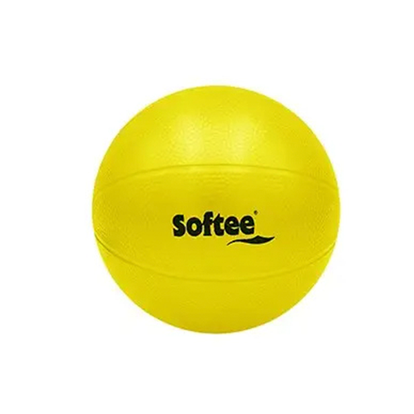 Balón medicinal 2,5 kg PVC rugoso agua Amarillo