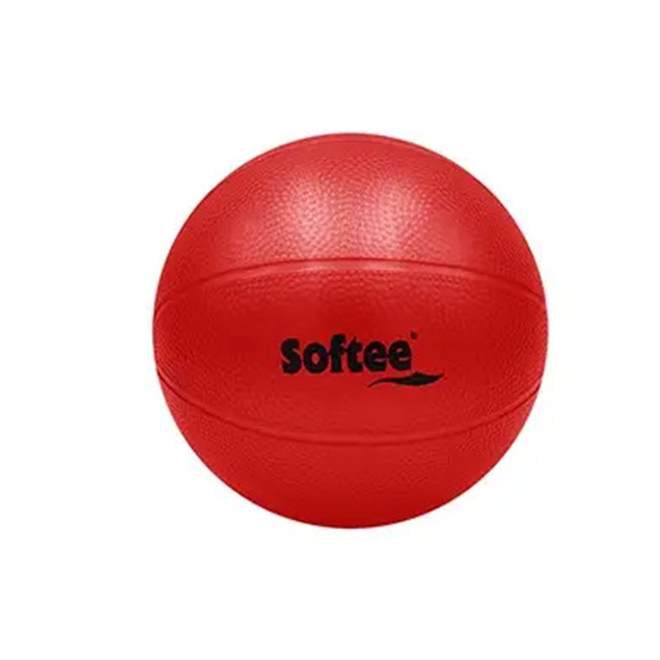 Balón medicinal 2,5 kg PVC rugoso agua Rojo