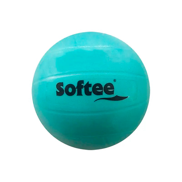 Pelota polivalente lisa Flexi 18 cm. Azul