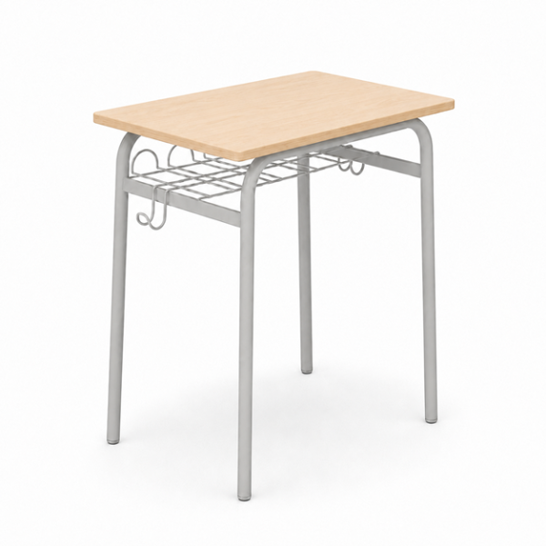 Pupitre 277 60x50 cm T4 pata Gris encimera Haya