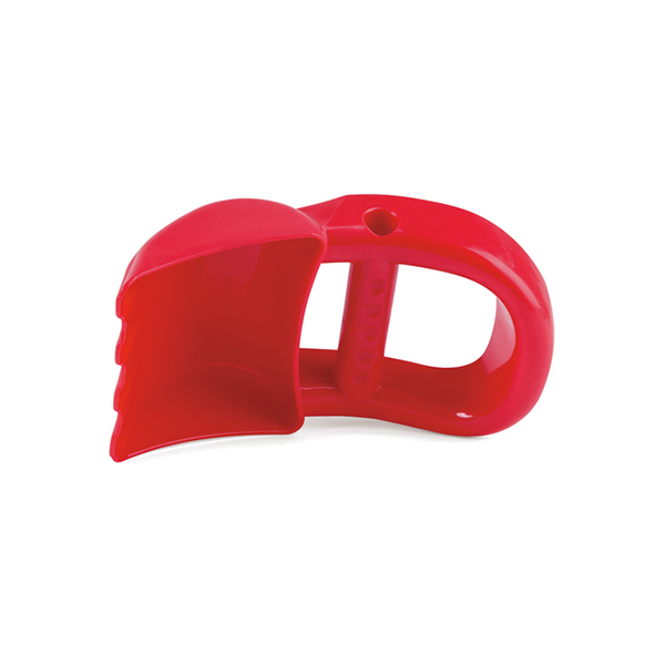 Rastrillo de mano rojo