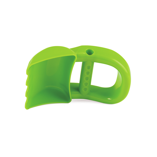 Rastrillo de mano verde