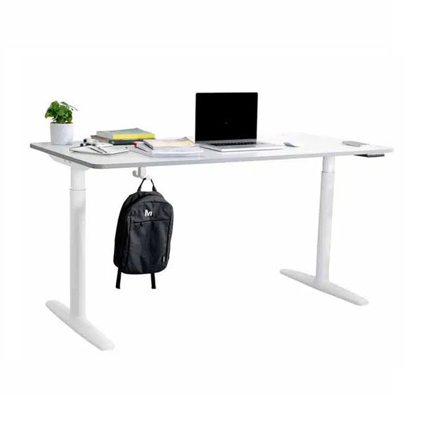 Mesa elevable TONA 120x60 cm. Blanca