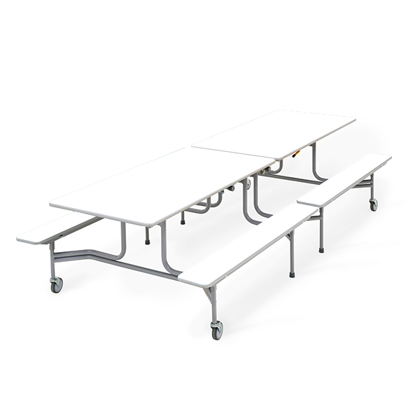 Mesa TTX13 305x75 cm. alt. 74 cm. Blanco