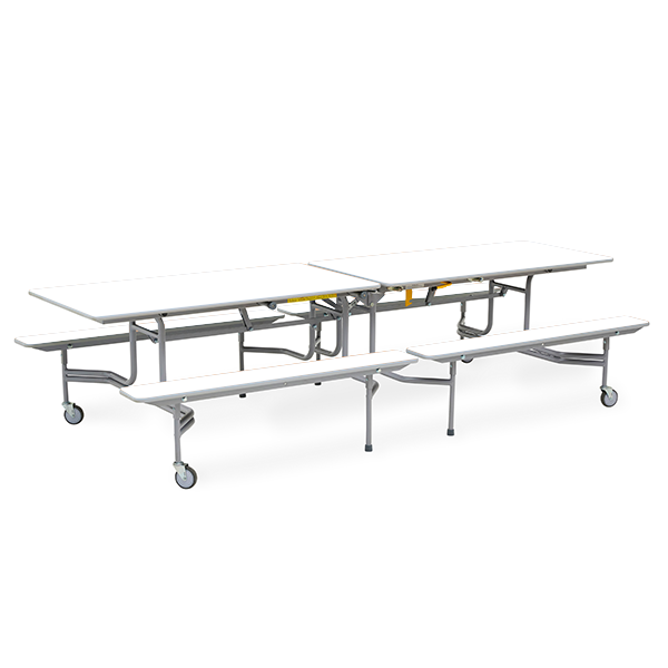 Mesa TTX13 305x75 cm alt. 68 cm Blanco