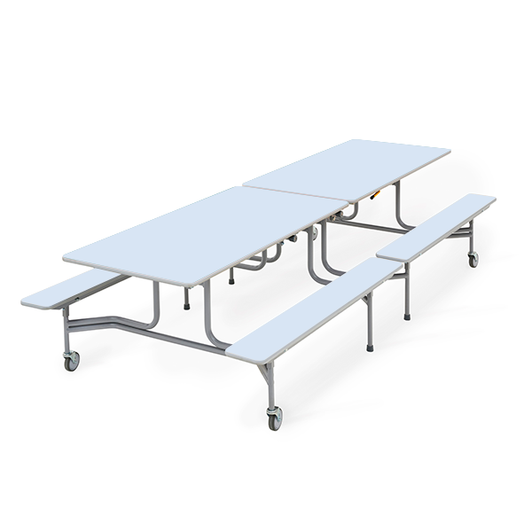 Mesa TTX13 305x75 cm alt. 68 cm Azul claro