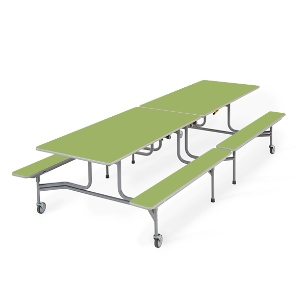 Mesa TTX13 305x75 cm. alt. 74 cm. Verde osc.