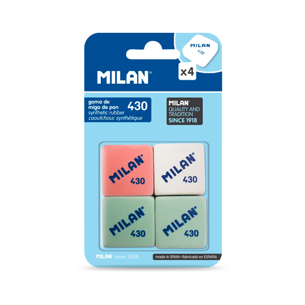 Milan 430. Blíster 4 gomas